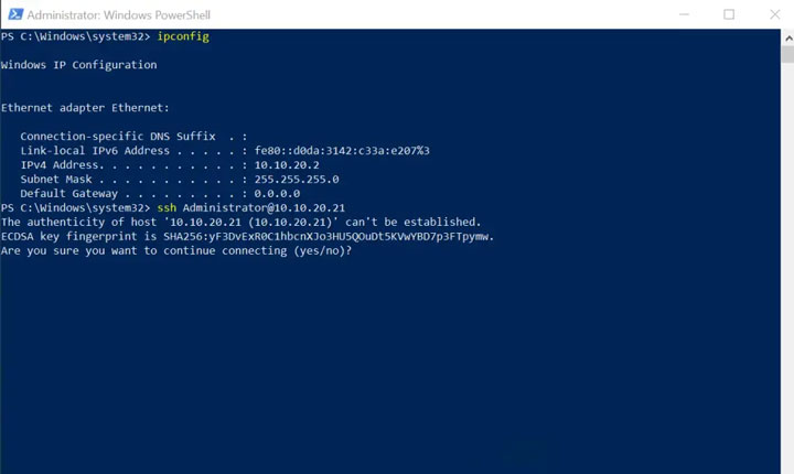 نحوه نصب و پیکربندی OpenSSH Server در ویندوز سرور ۲۰۱۹ (Windows Server 2019) - 11