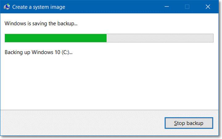 بکاپ گرفتن از ویندوز 10 از طریق System Image_4